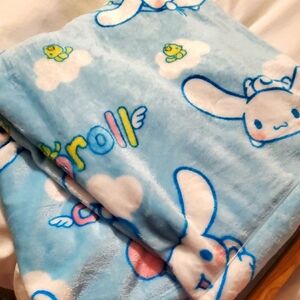 🆕️ RARE CINNAMOROLL SILK TOUCH THROW BLANKET